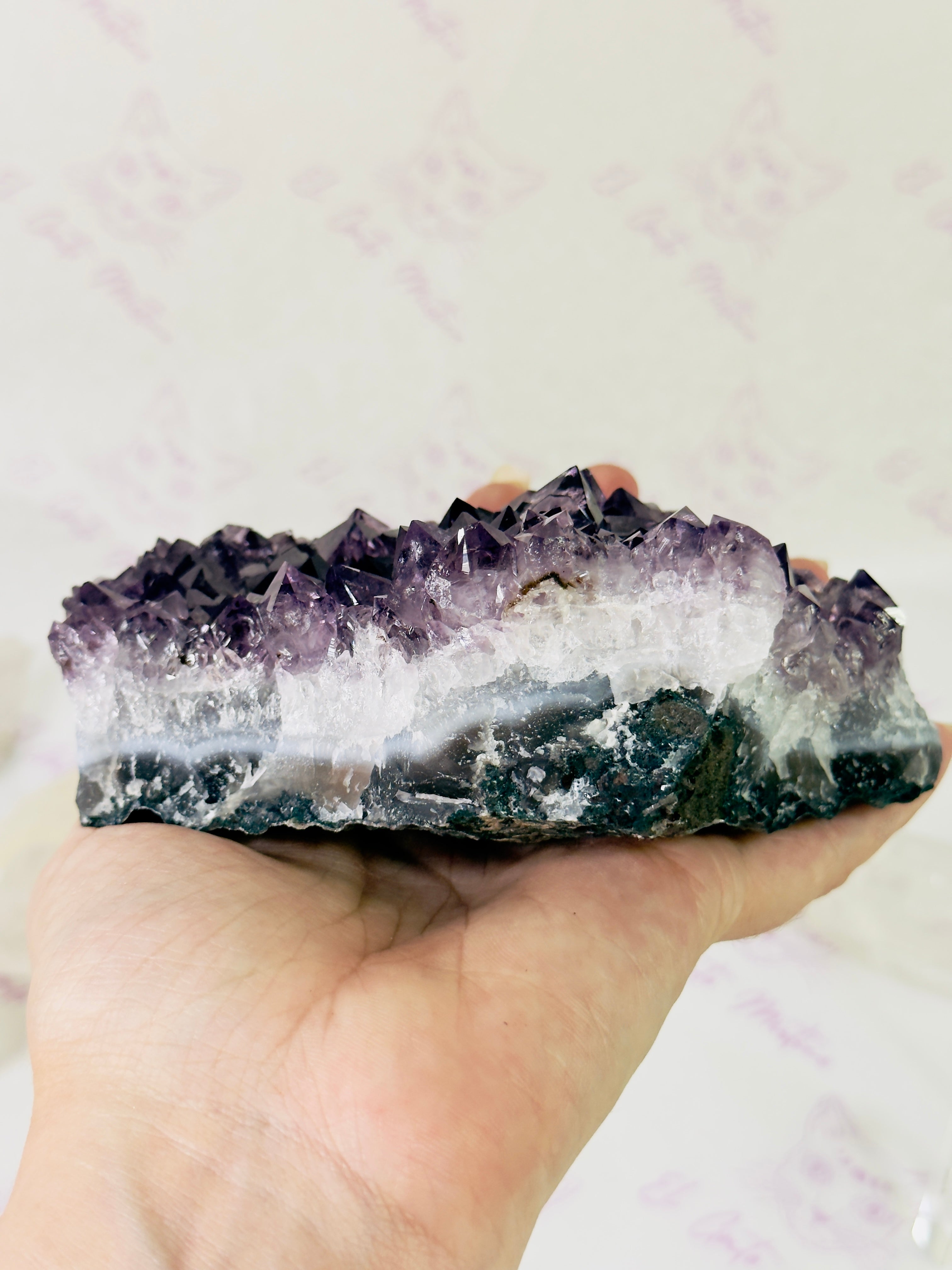 Drusa de Amatista 0,5kg Calidad A| Pieza única | Calma y Protección