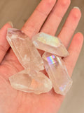 Puntas de Cuarzo Aqua Aura en Bruto