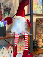 Peluche Elfo Navideño 70 cm con patas colgantes