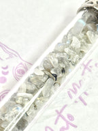 Varita de poder Labradorita y Cuarzo Cristal