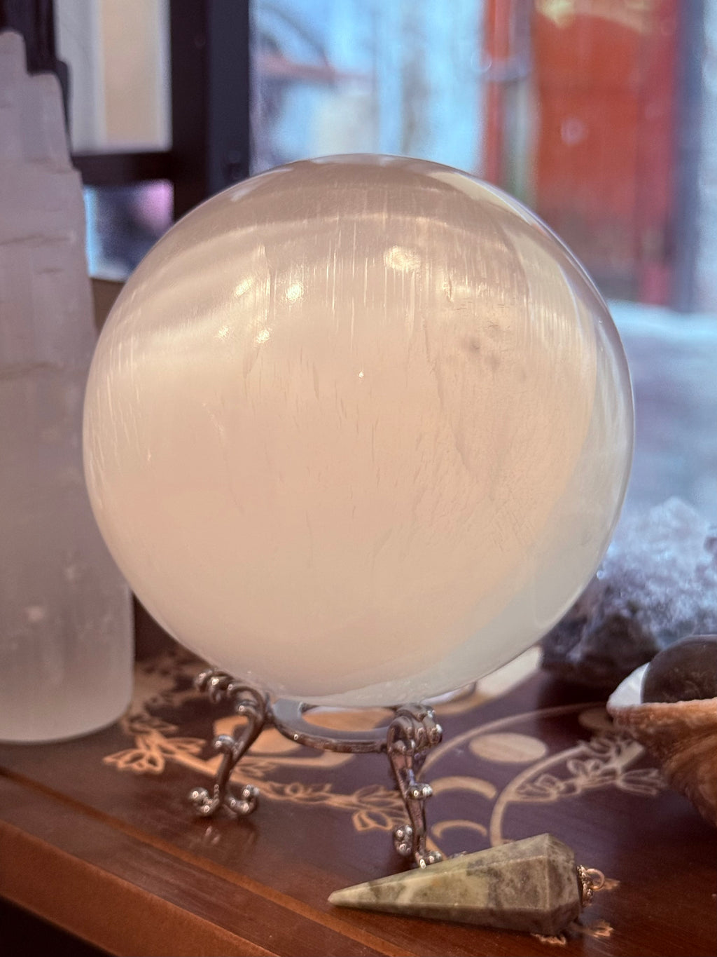 Esfera de Selenita Grande Calidad Extra | Purificacion, Armonía y Calma