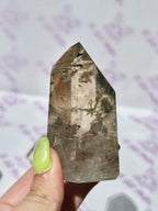 Puntas Pulidas de Cuarzo Ahumado | Protección y Enraizamiento