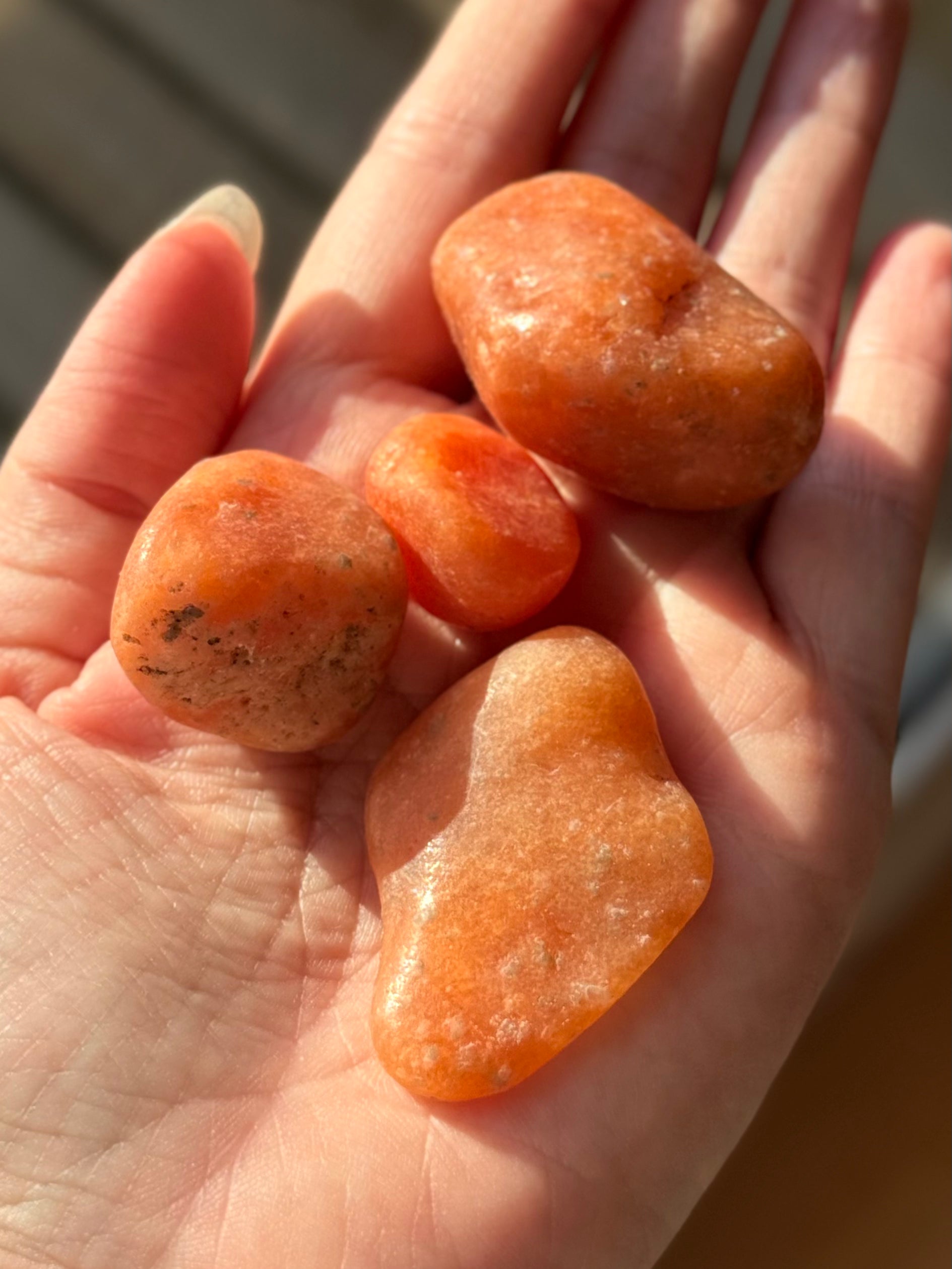 Rodados Calcita Naranja | Energía y Creatividad