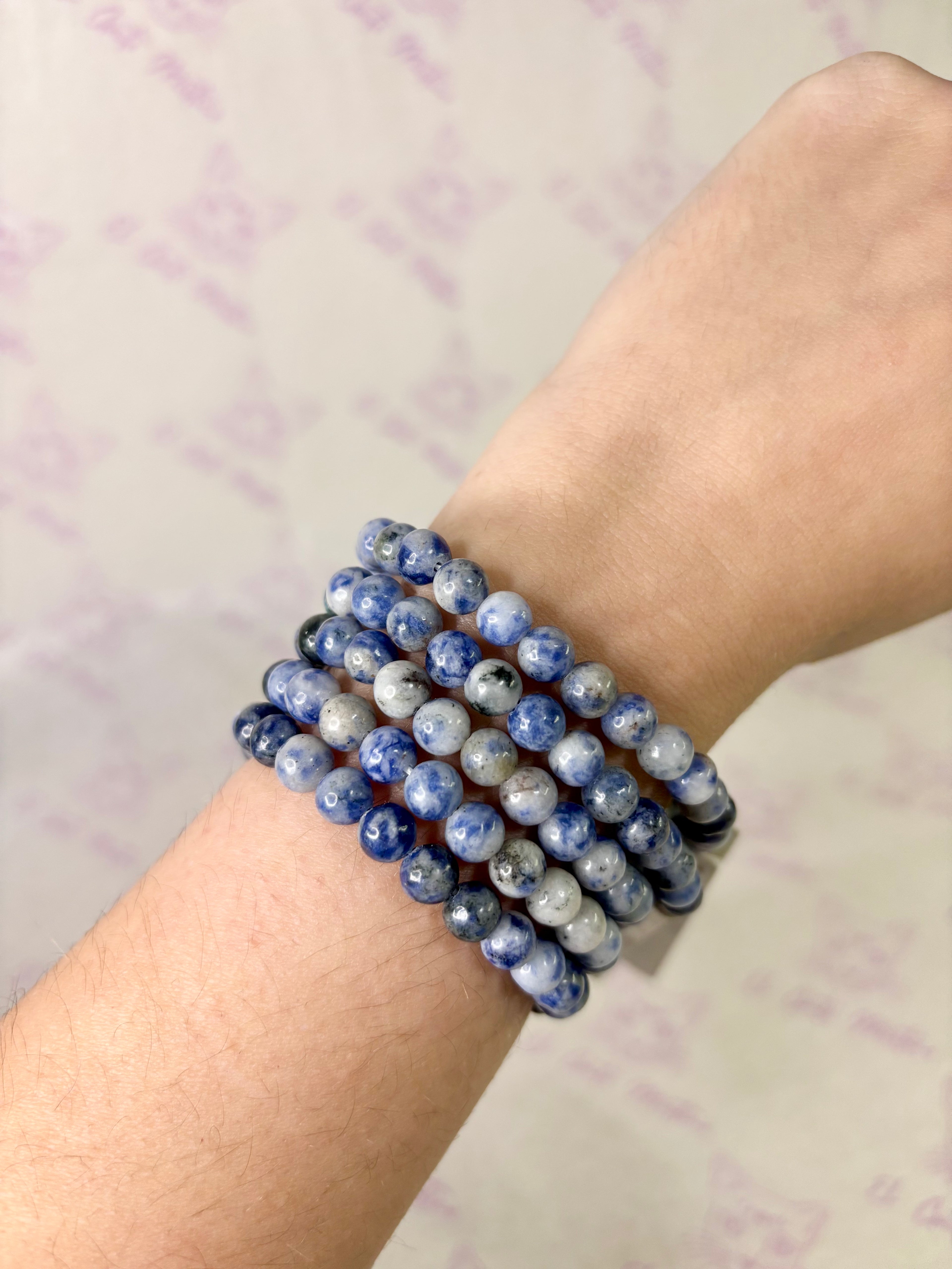 Pulsera Sodalita 6mm - Mente y Estudios