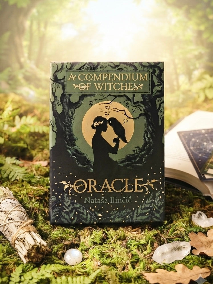 Oráculo El Compendio de las Brujas | Cartas+libro en 4 idiomas