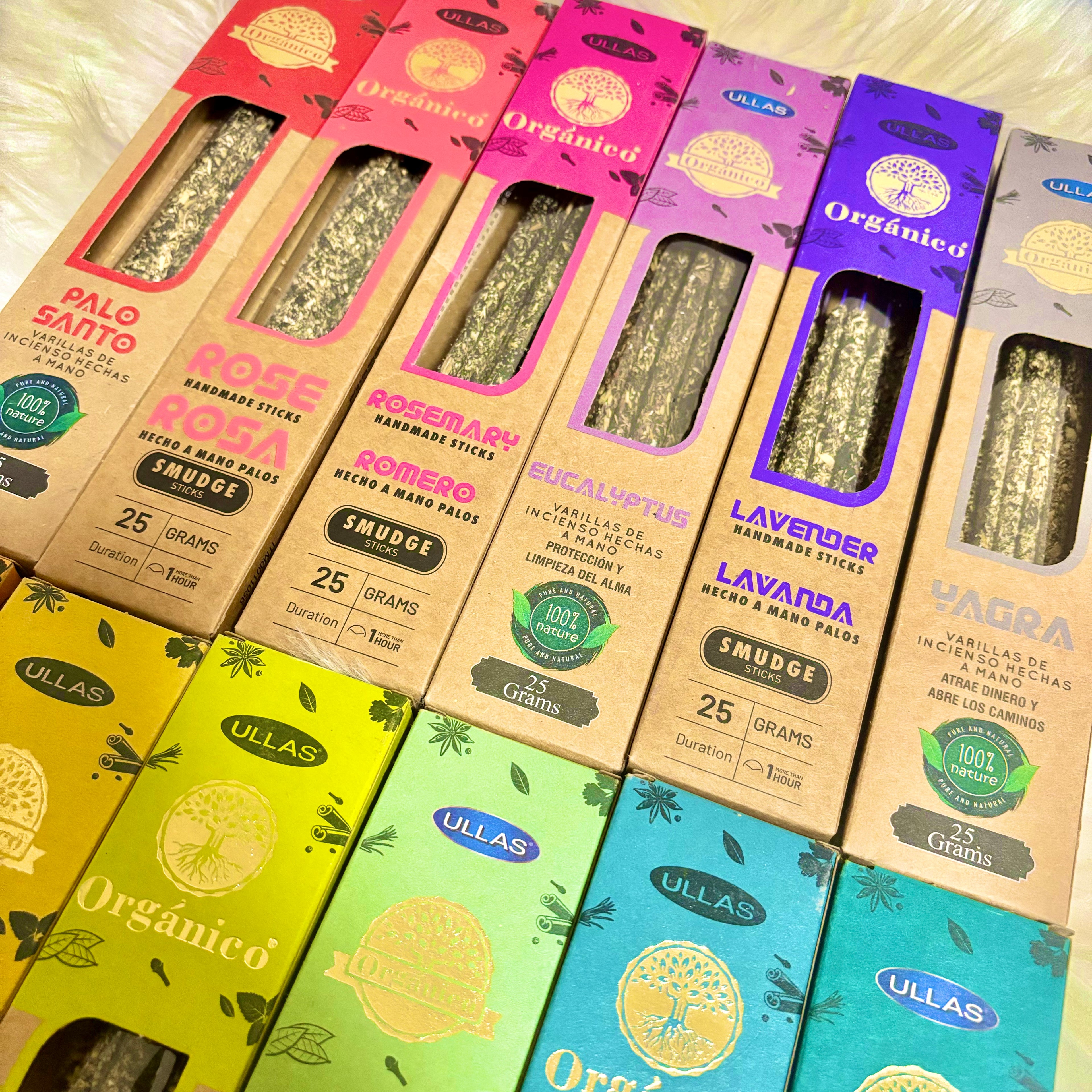 Pack Ullas - 10 cajitas diferentes aromas + 2 de regalo