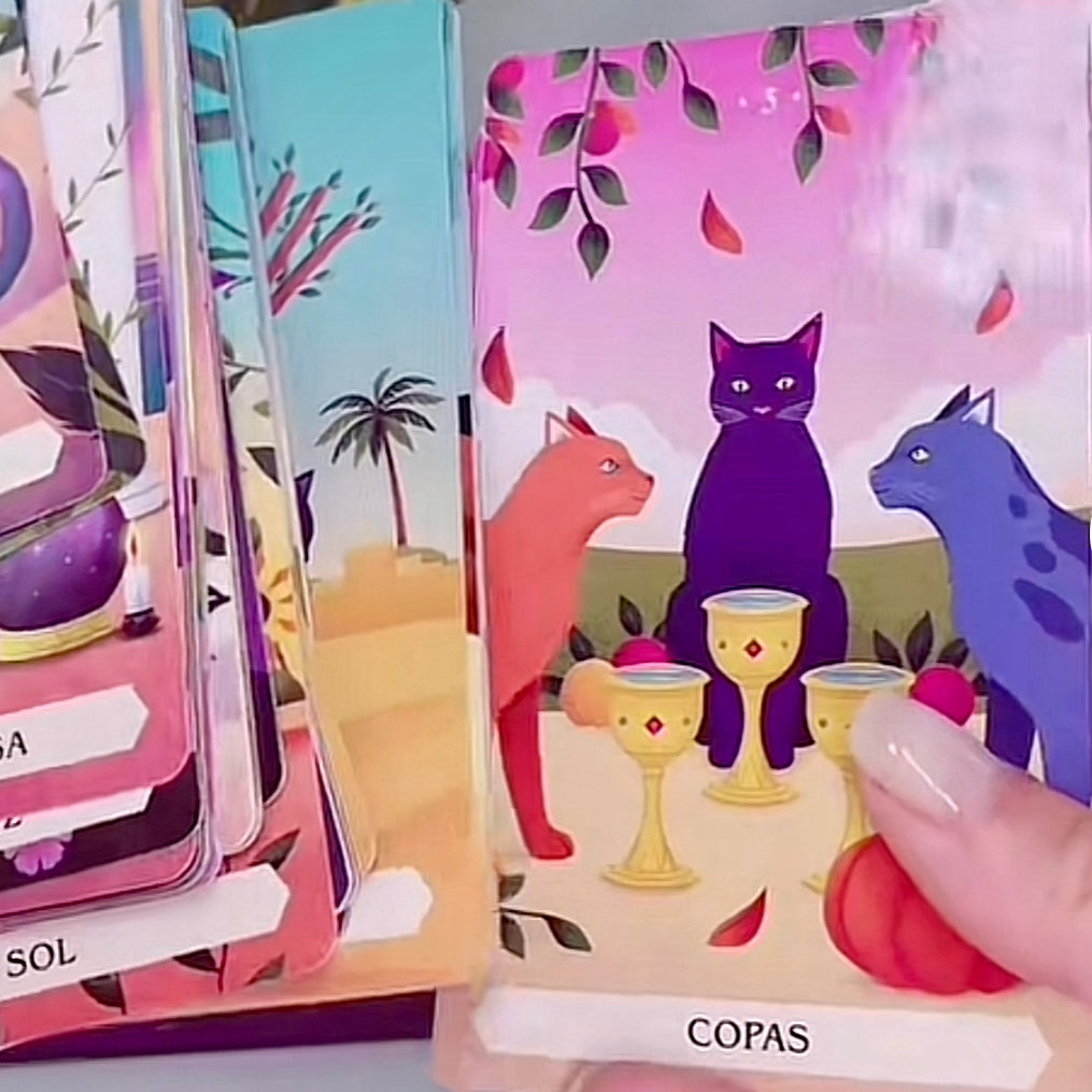 Tarot Gatos Mágicos- Cartas y guía