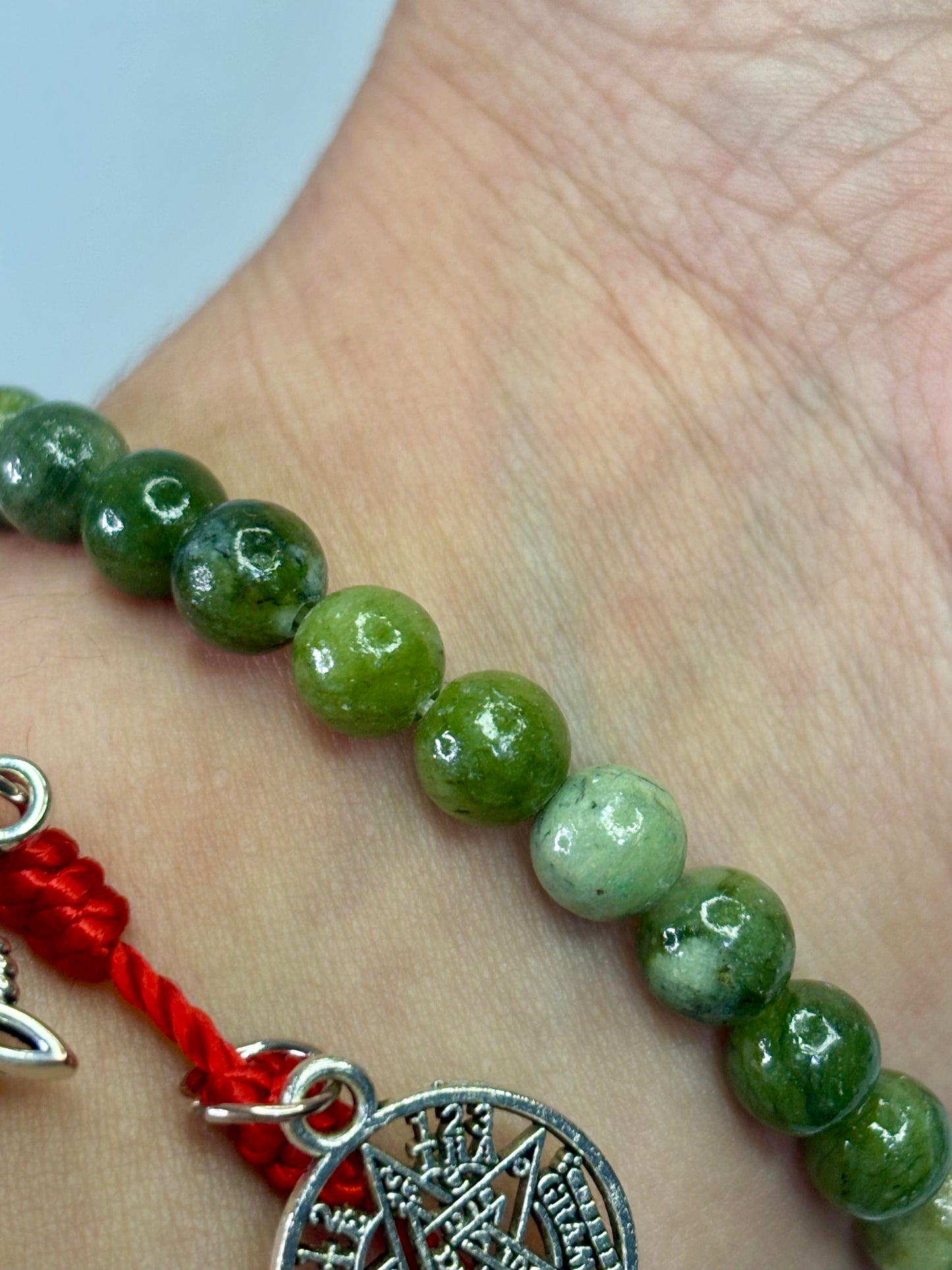 Pulsera Jade Vietnamita 6mm - Salud