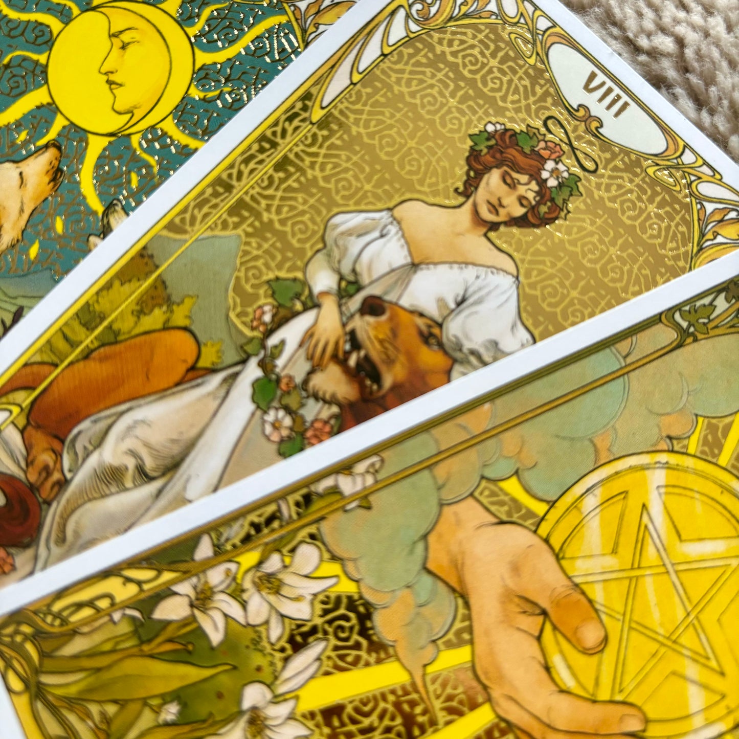 Golden Art Nouveau Tarot