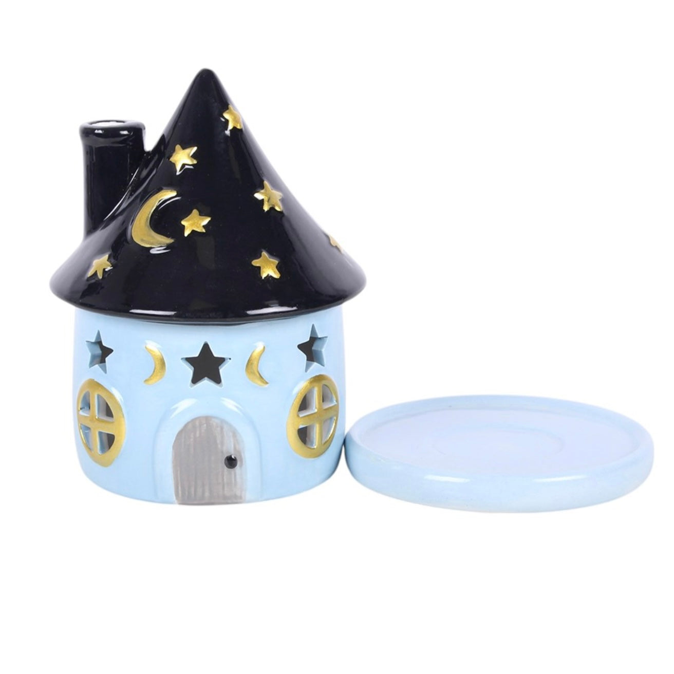 Portavelas y porta conos de incienso Celestial Cottage