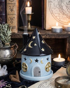 Portavelas y porta conos de incienso Celestial Cottage