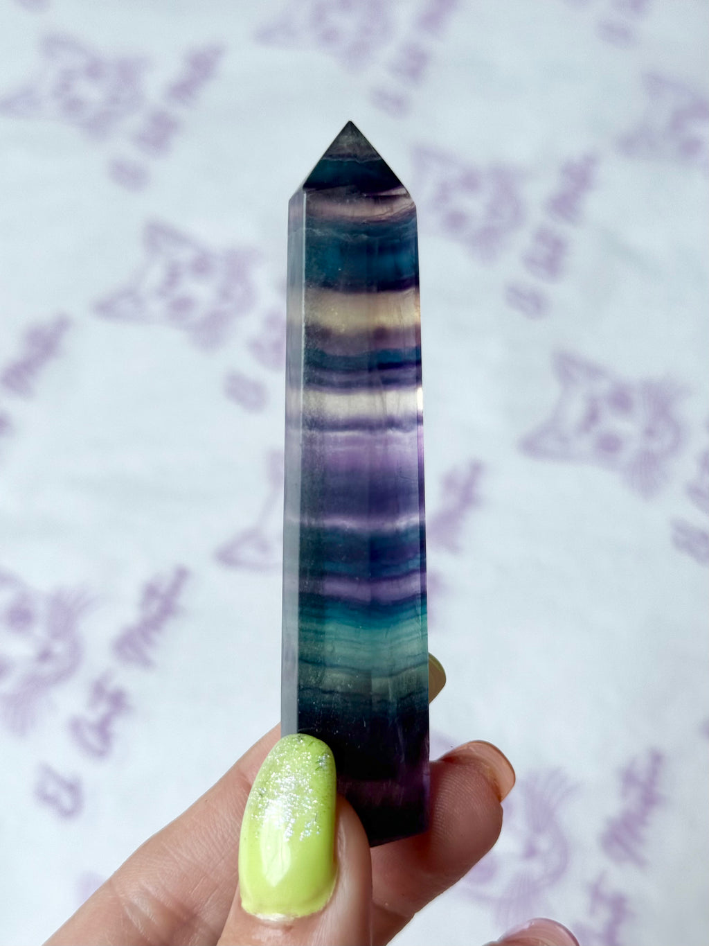 Puntas Pulidas de Fluorita Arco Iris | Protección, Claridad y Equilibrio