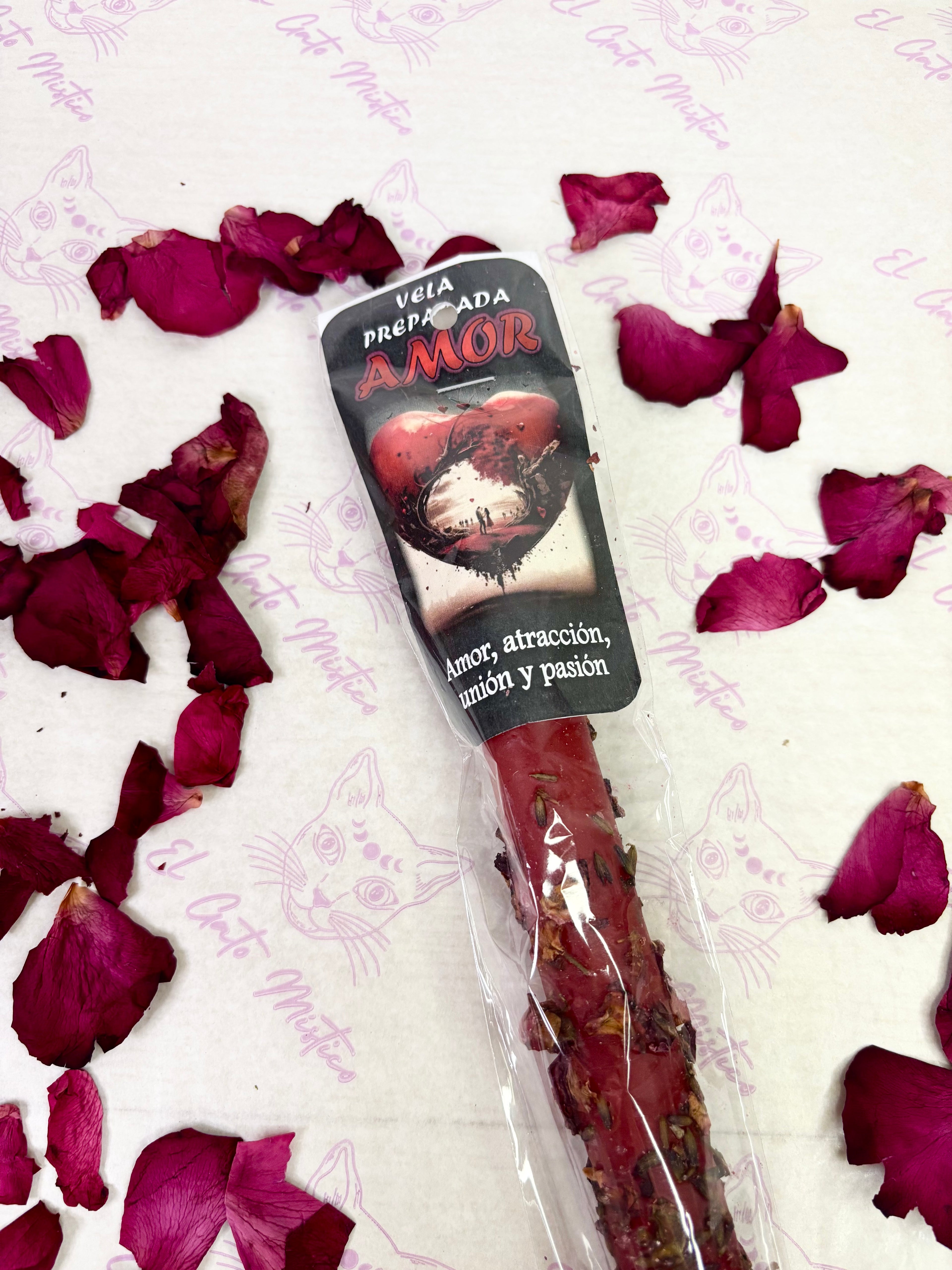Vela preparada Amor | Amor, atracción y pasión