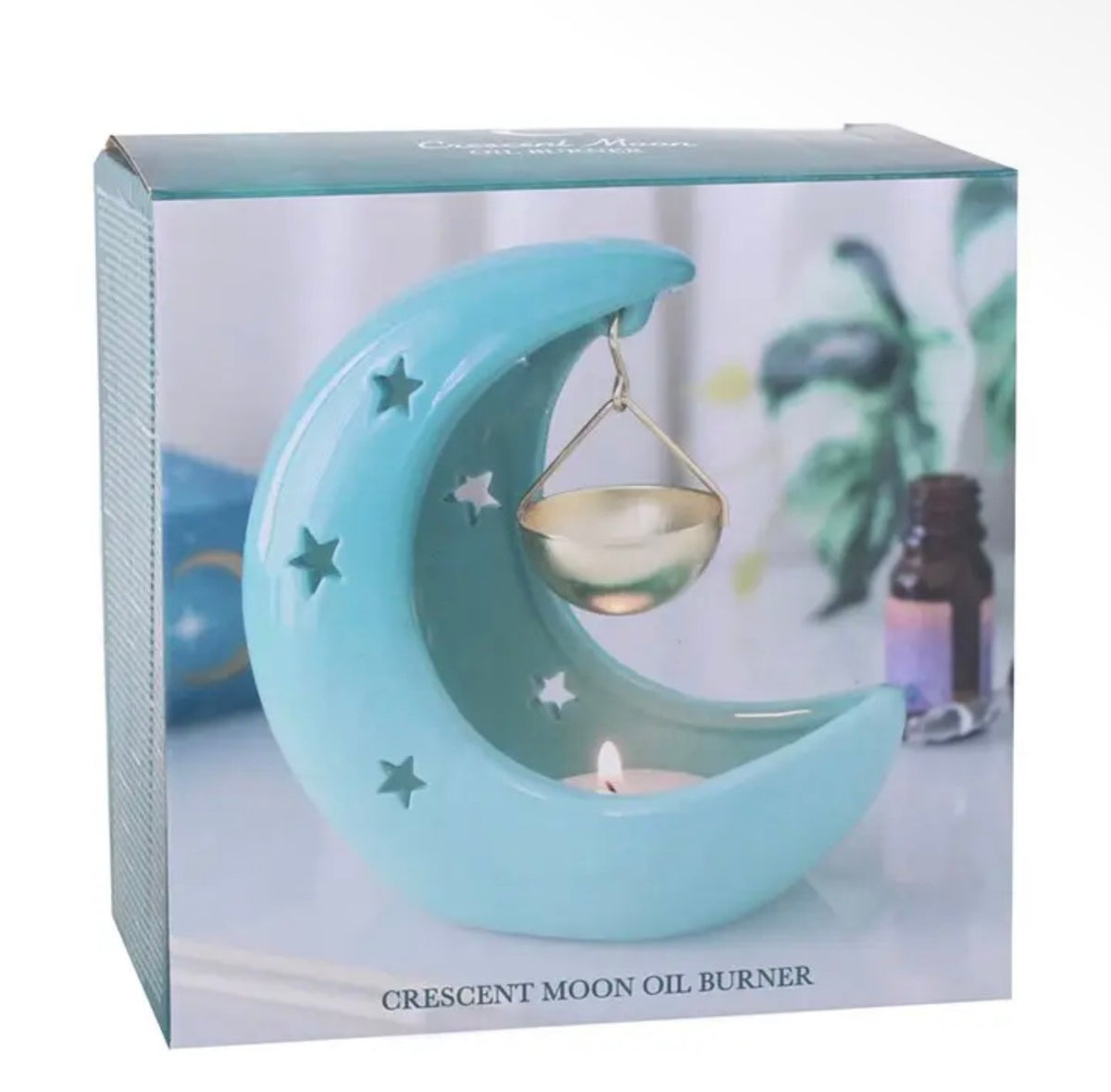 Quemador Luna Creciente turquesa