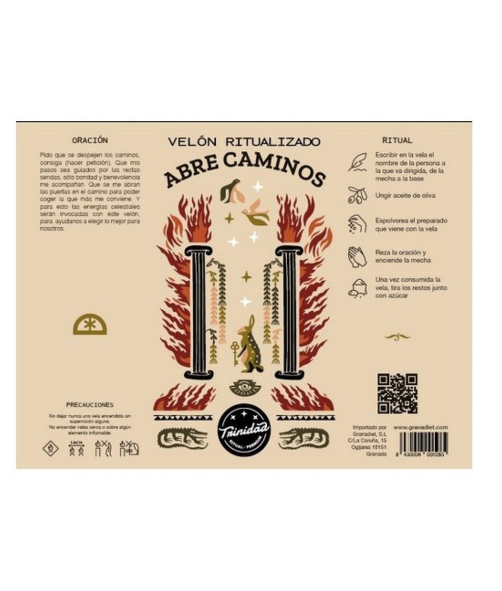 Velón Ritualizado Abre Caminos | Nuevas Oportunidades