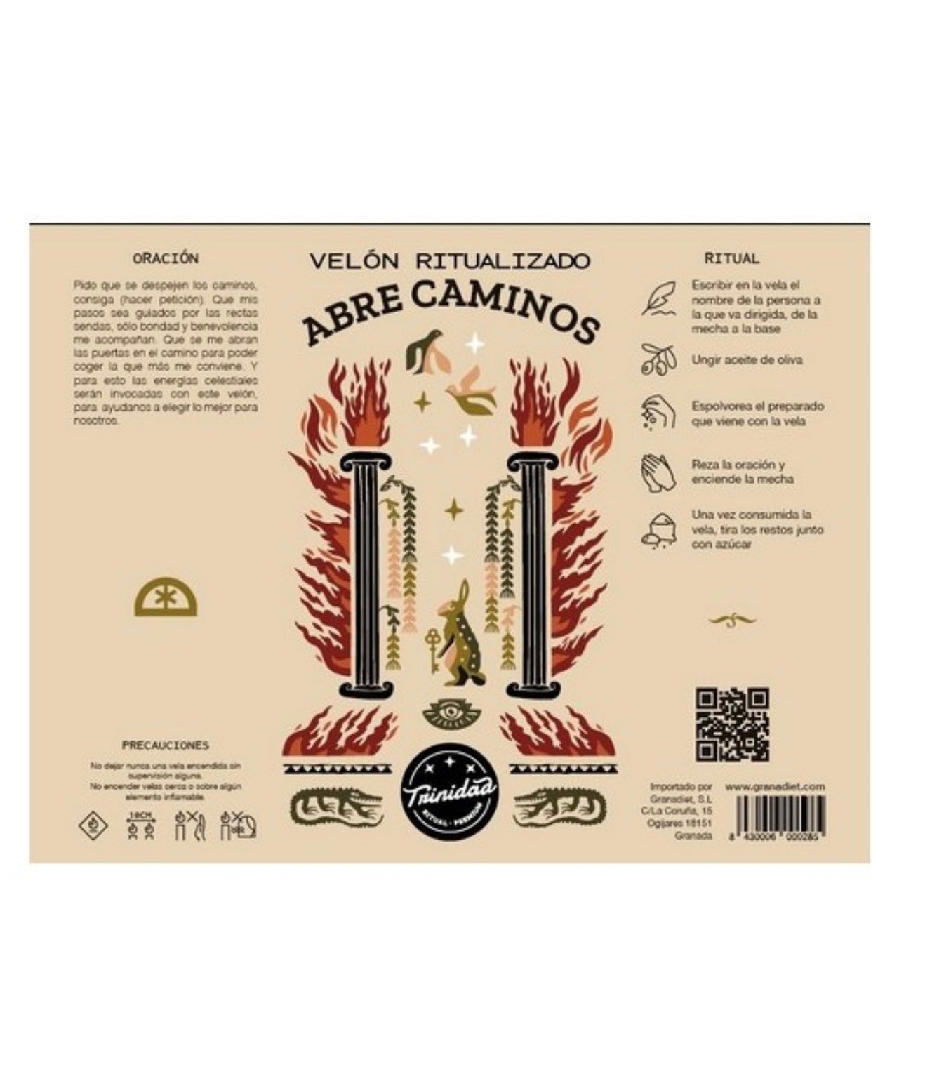 Velón Ritualizado Abre Caminos | Nuevas Oportunidades