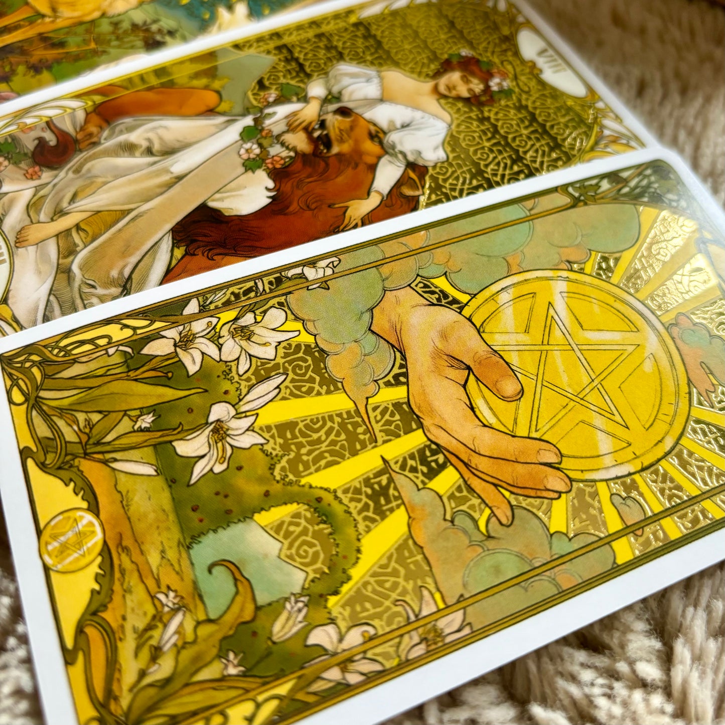 Golden Art Nouveau Tarot