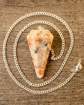 Péndulo Facetado de Piedra Sol