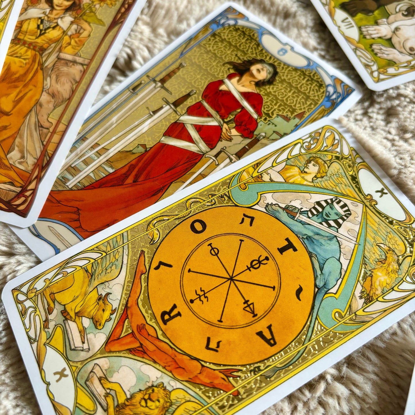 Golden Art Nouveau Tarot