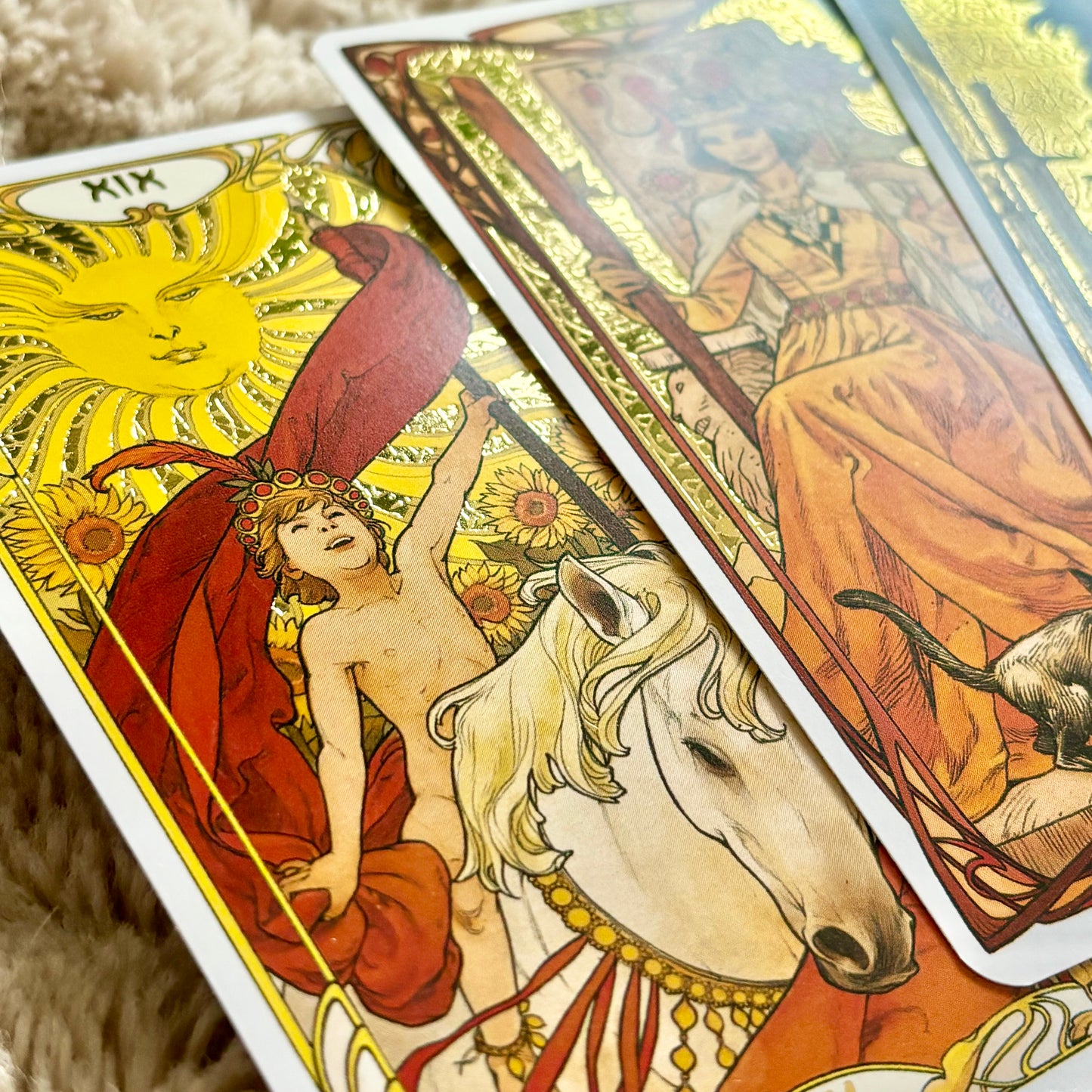 Golden Art Nouveau Tarot