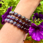 Pulsera Amatista 6mm | Calma, estrés, insomnio...