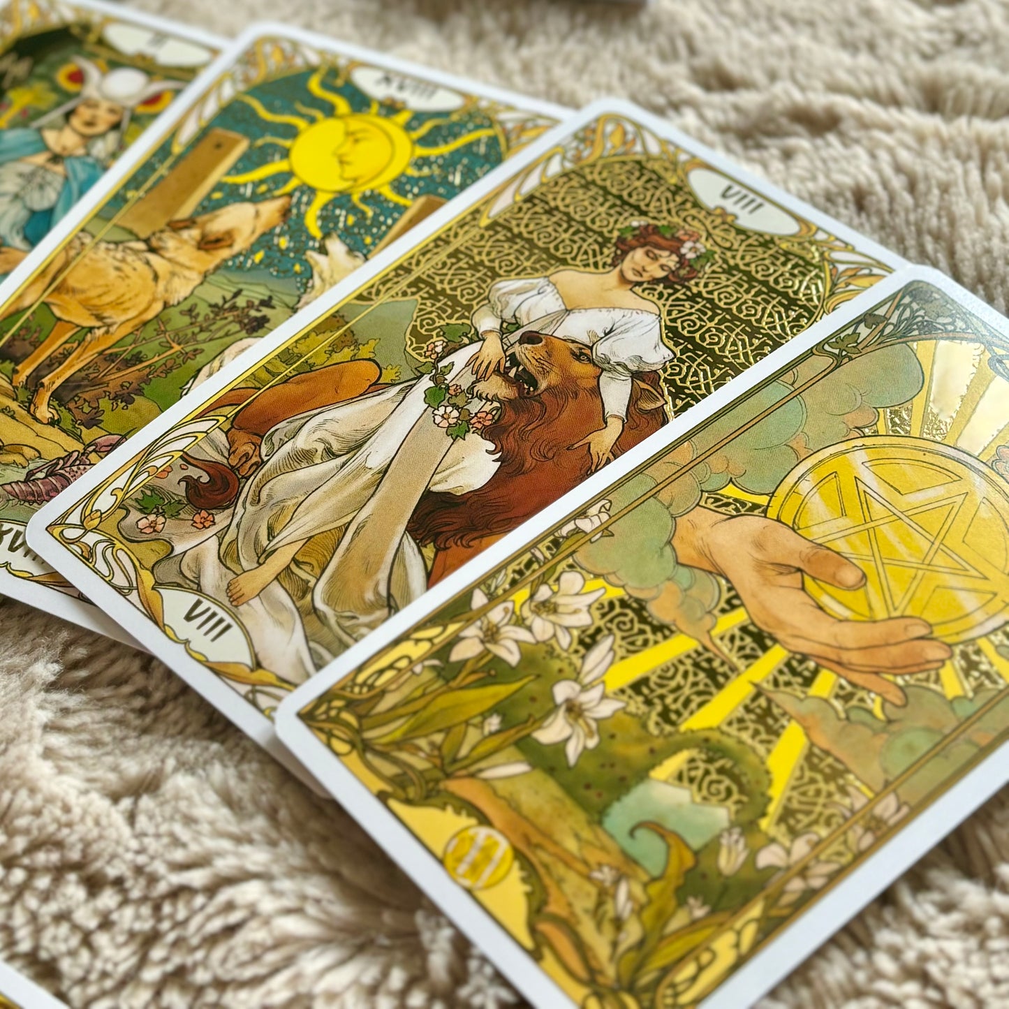 Golden Art Nouveau Tarot