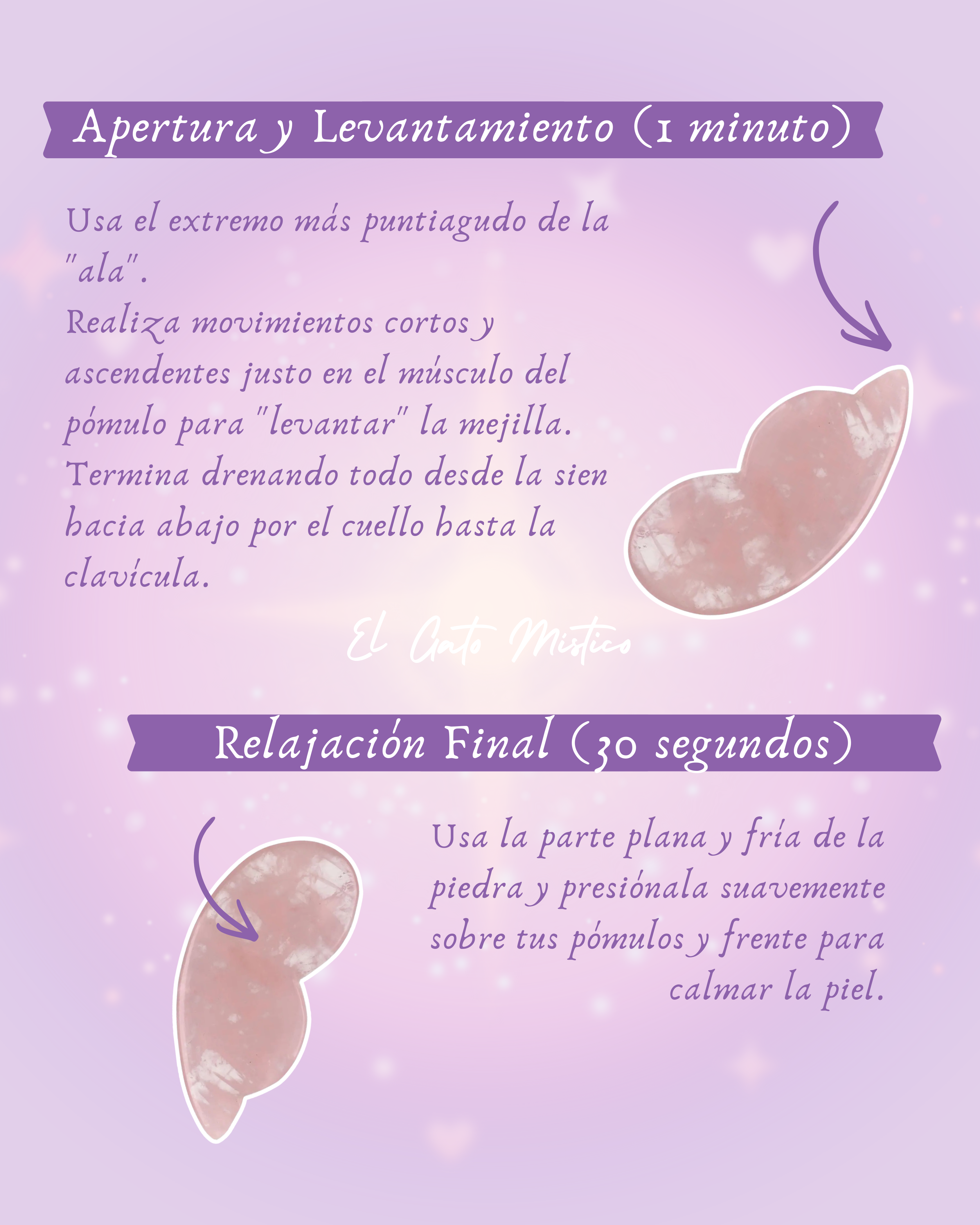 Gua Sha Ala de Mariposa de Cuarzo Rosa | Estética y Amor Propio