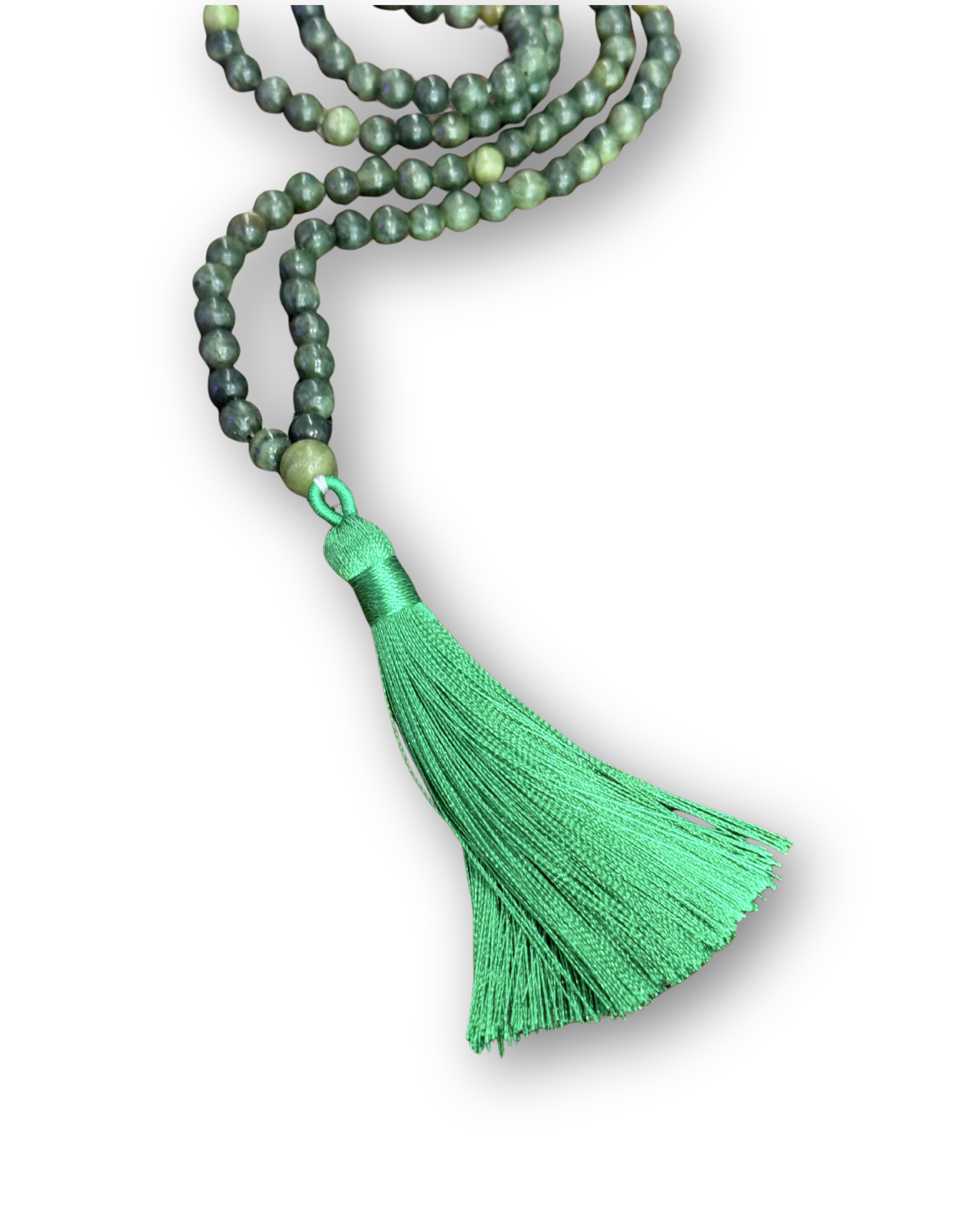Japa Mala de Jade Verde para Meditar | Equilibrio y Sanación