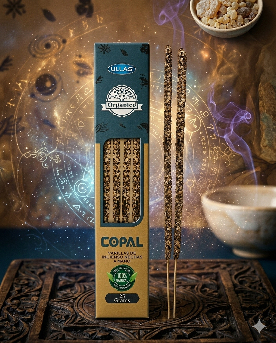 Incienso orgánico Copal | Ullas | Purificación y Calma
