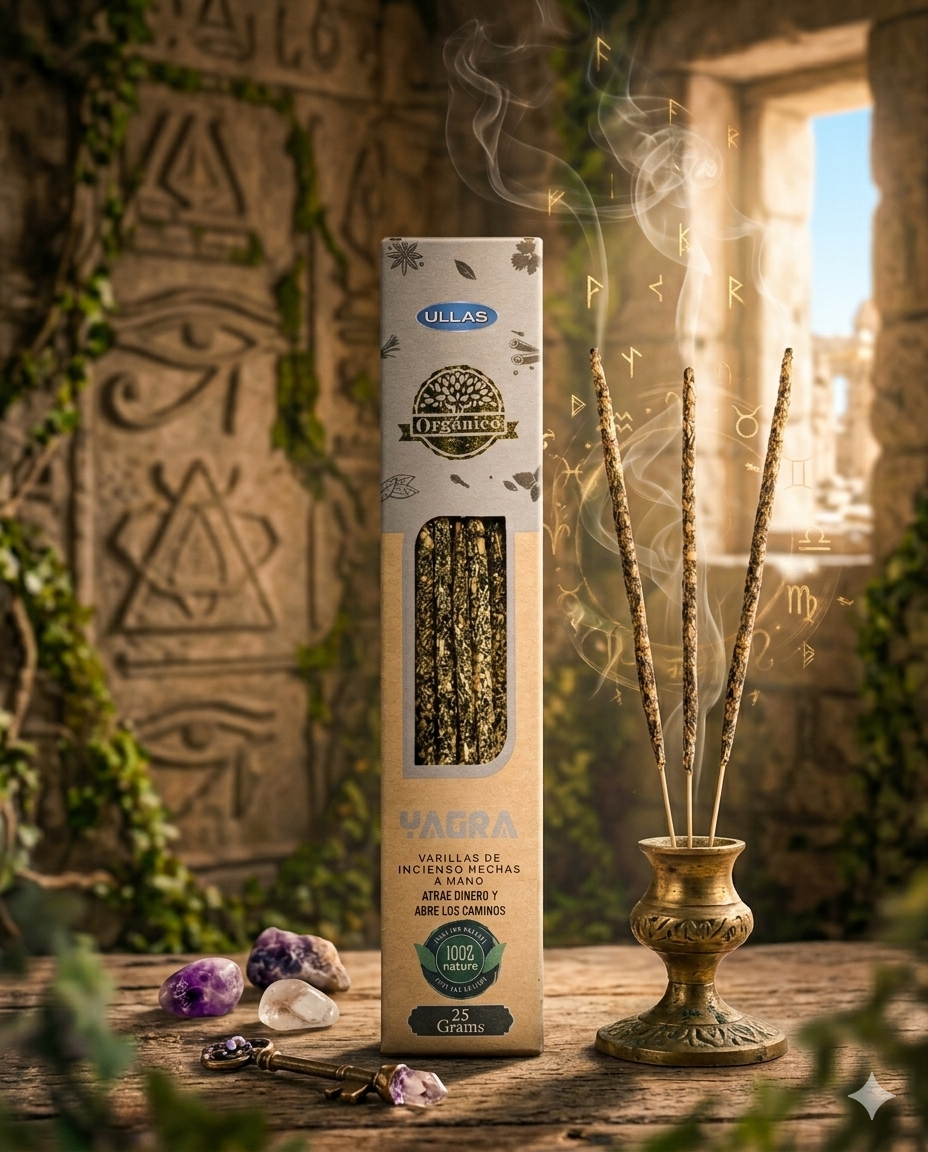 Incienso orgánico Yagra | Ullas | Elevación Espiritual y Equilibrio