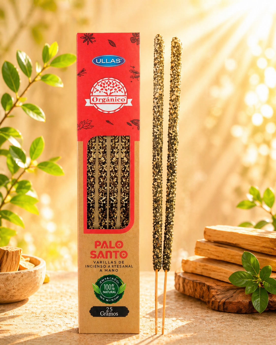 Incienso orgánico Palo Santo - Ullas