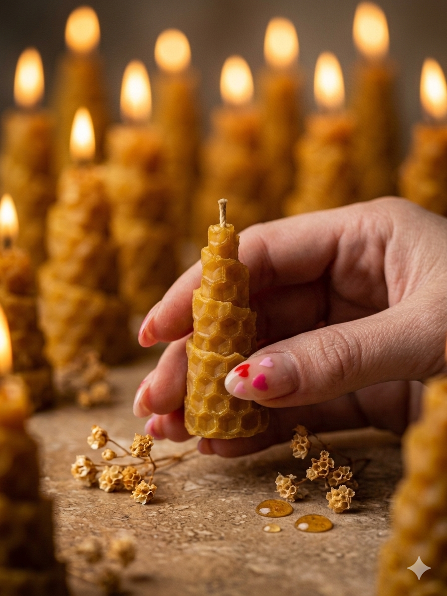 Velas de Miel 100% Artesanas | Enciende tu Abundancia