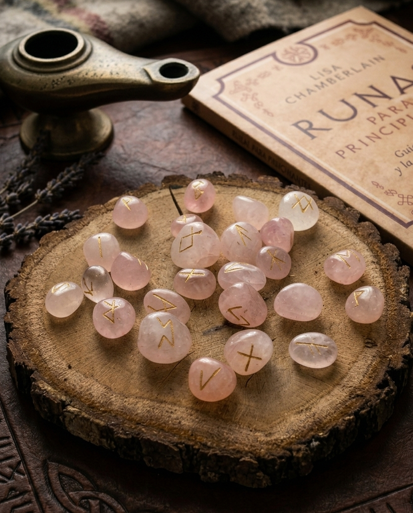Runas de Cuarzo Rosa