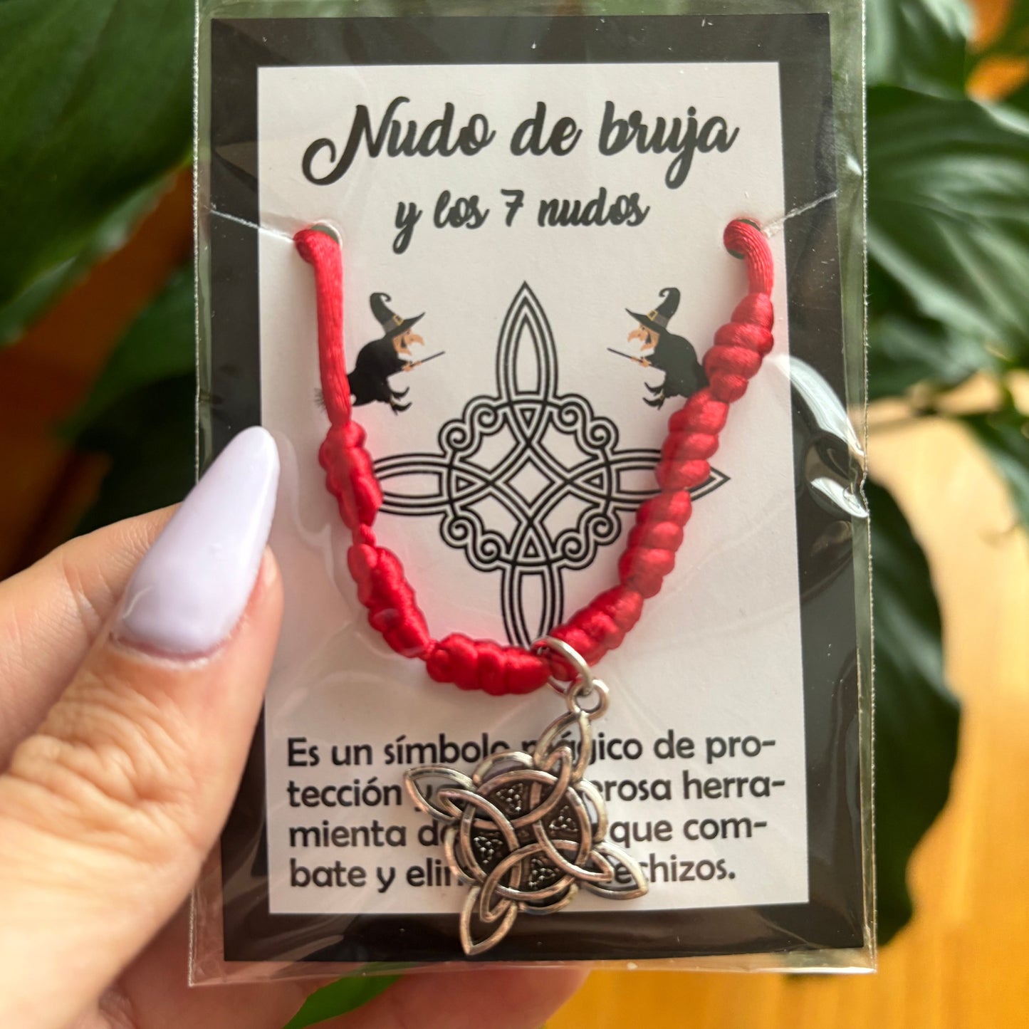 Pulsera Nudo de Bruja 7 Nudos