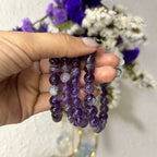 Pulsera Amatista 6mm | Calma, estrés, insomnio...