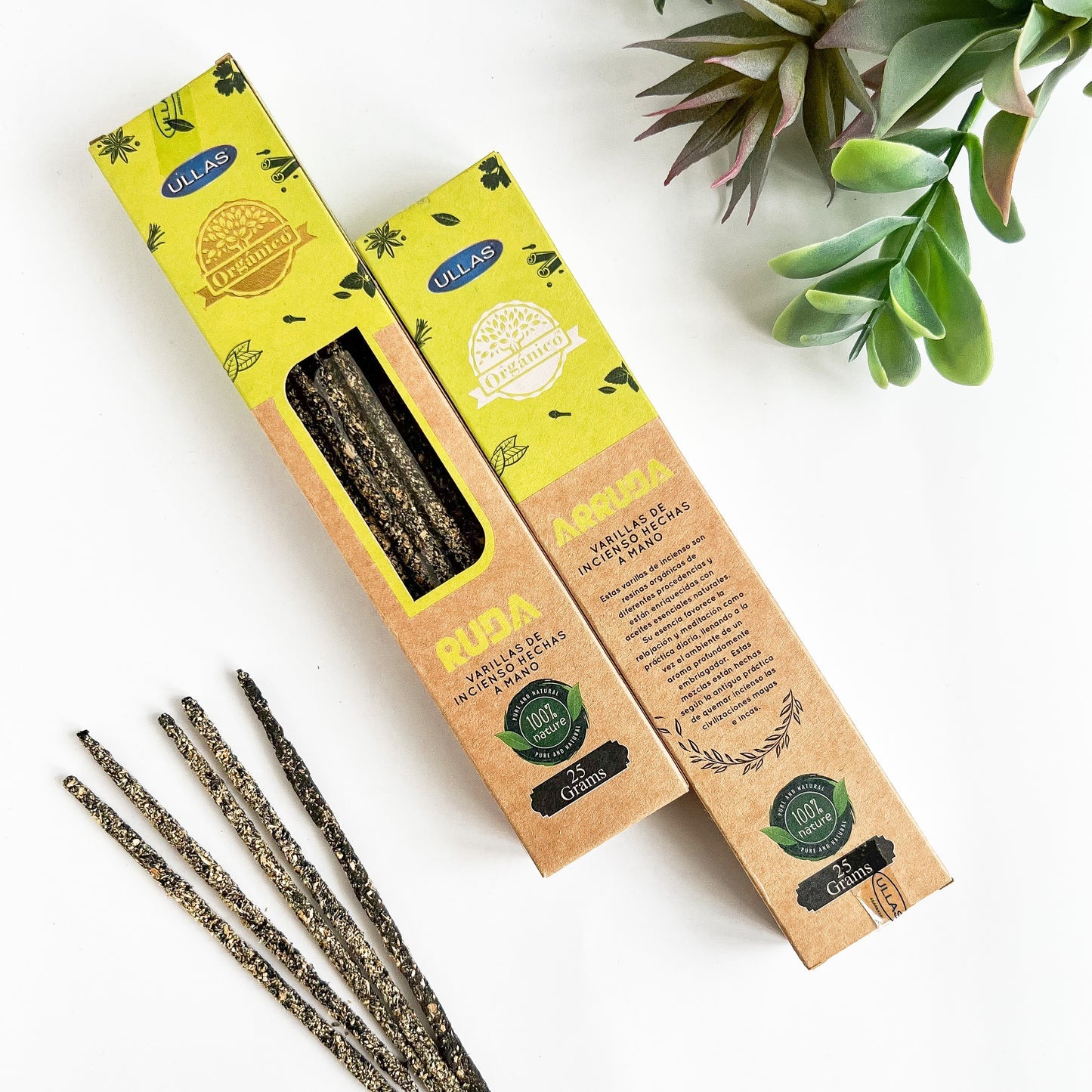 Incienso orgánico Ruda | Ullas | Protección y Purificación