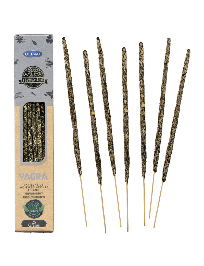Incienso orgánico Yagra | Ullas | Elevación Espiritual y Equilibrio