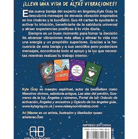 Oráculo Eleva tus vibraciones: Libro guía y 48 cartas.