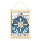 Tapiz de Pared de Carta de La Estrella Tarot Vintage