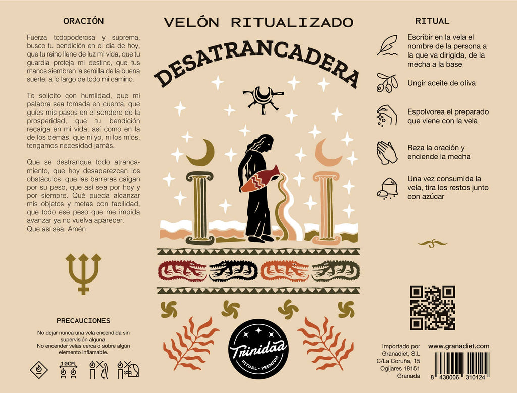 Velón Ritualizado Desatrancadera | Elimina Bloqueos