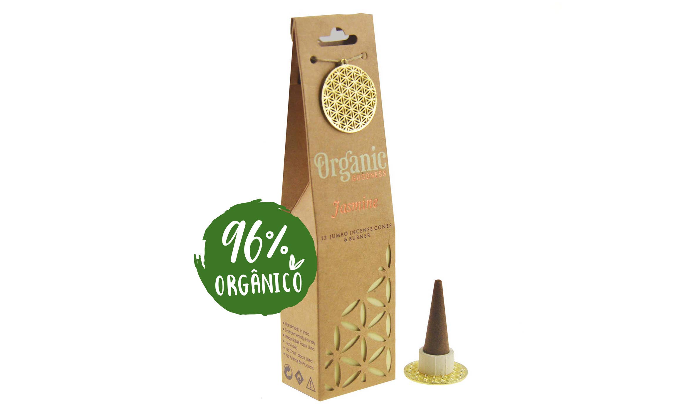 Conos de Incienso Jazmín Masala | Organic Godess