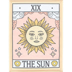 Tapiz de Pared de Carta de El Sol Tarot Vintage