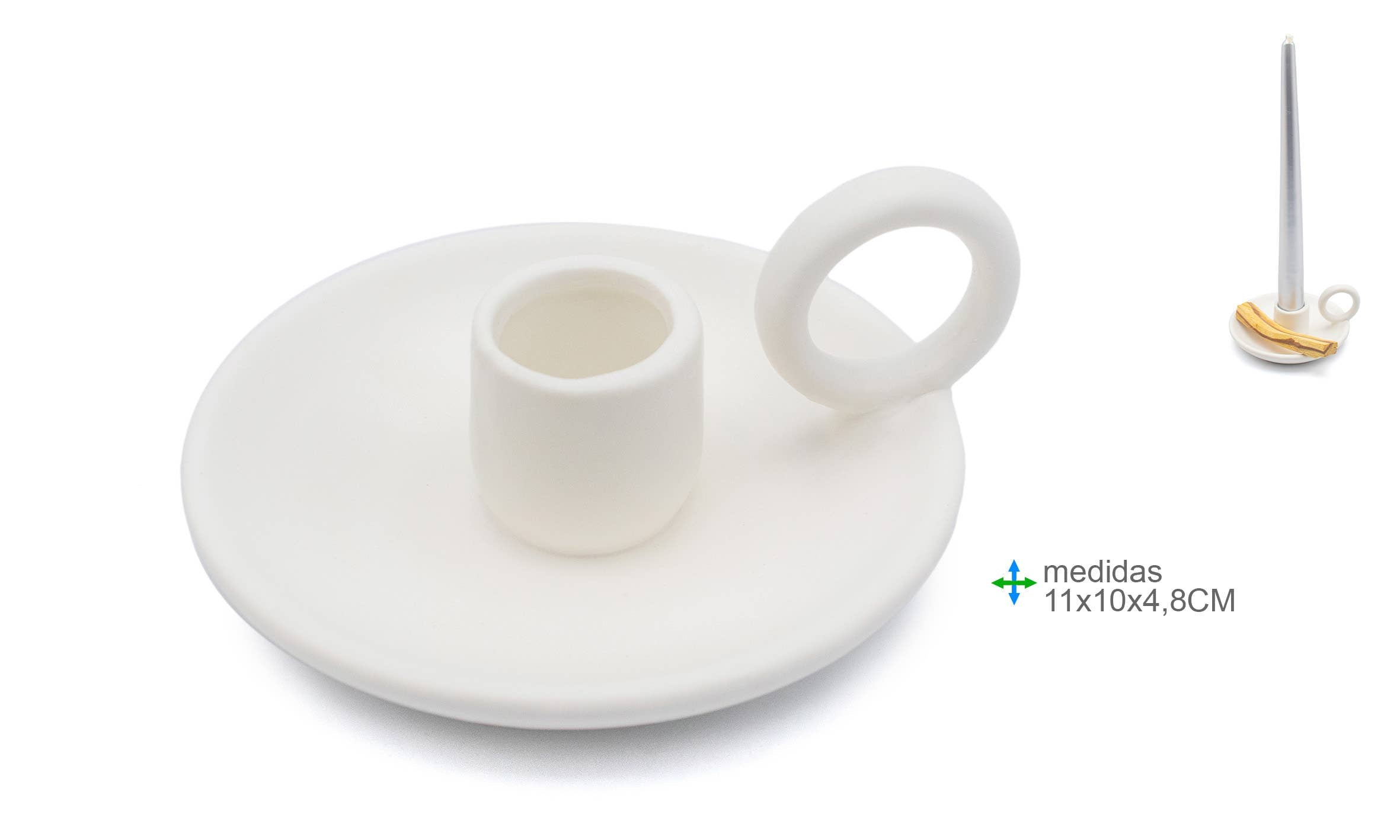 Porta velas de Cerámica