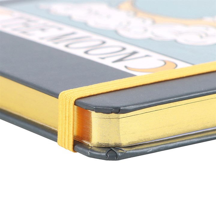 Libreta A5 Carta La Luna Tarot Vintage - Cuaderno de Notas Místico