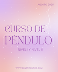 Curso de Péndulo - PLAZAS AGOTADAS - Próxima convocatoria Enero/Febrero