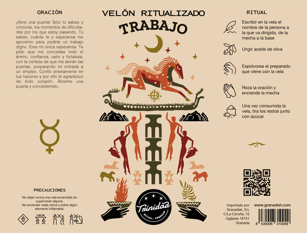 Velón Ritualizado Trabajo