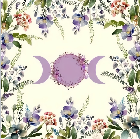 Tapete de Tarot Triple Luna