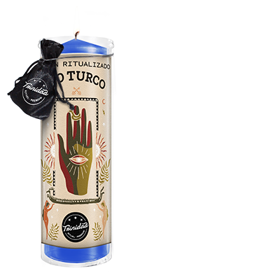 Velón Ritualizado Ojo Turco | Protección