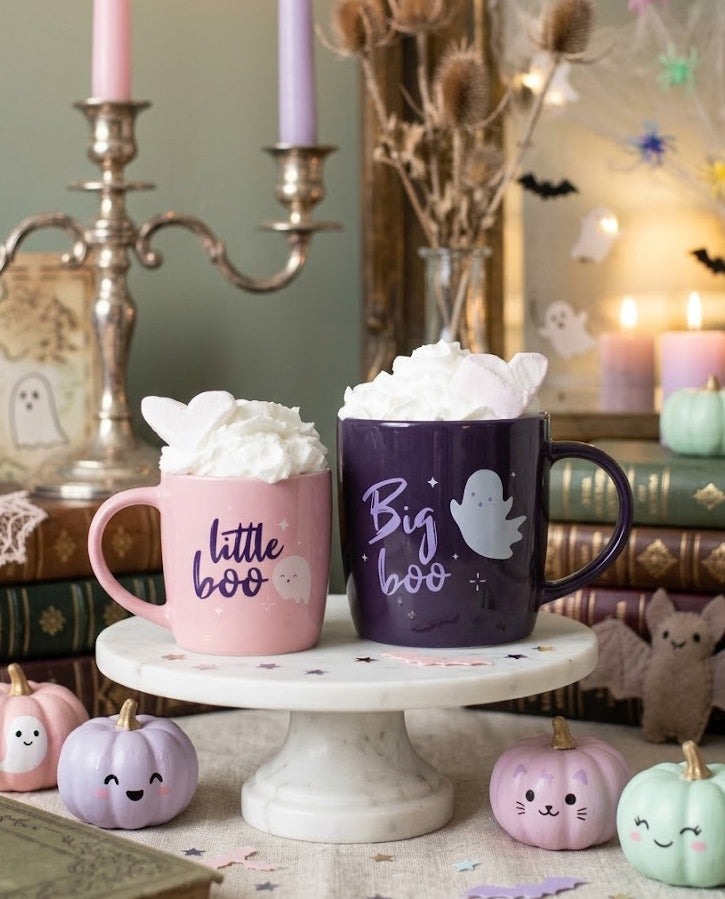 Juego de tazas familiar Big Boo Little Boo