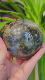 Esfera de Labradorita de Madagascar 9cm | Protección y Magia